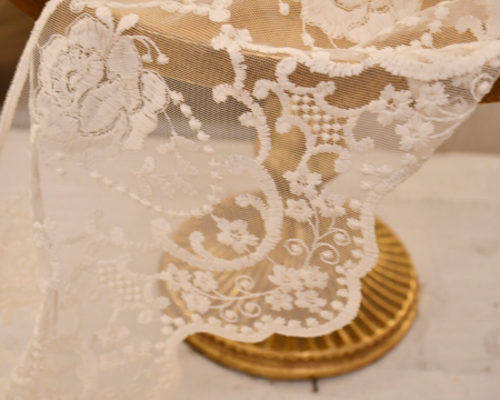 Merletto beige 100% cotone “Elise”