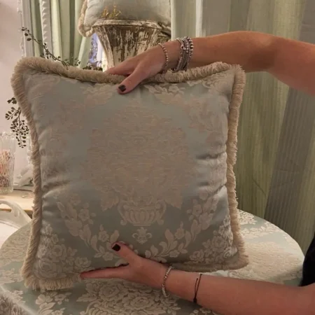 Cuscini lusso Royal Style azzurro tiffany
