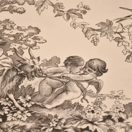 Tessuto toile de jouy in cotone 100% in altezza 280